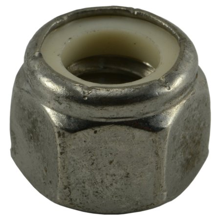 Midwest Fastener Nylon Insert Lock Nut, 3/8"-16, 18-8 Stainless Steel, Not Graded, 50 PK 05291